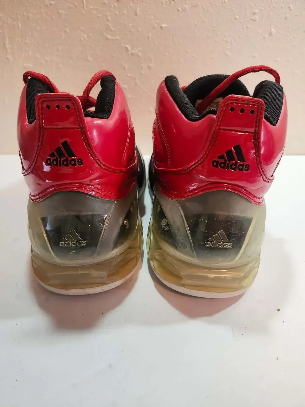Adidas A3 Pro Team II Basketball Sneakers Size 12 Red White